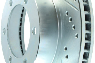 Stoptech StopTech Select Sport 12-14 Toyota FJ Cruiser SportStop Slotted & Drilled Front Right Rotor - Brakes Rotors