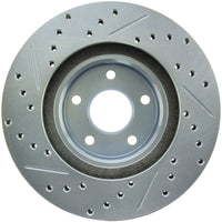 Stoptech StopTech Select Sport 13-15 Subaru BRZ Slotted / Drilled Left Front Rotor - Brakes Rotors & Pads