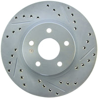 Stoptech StopTech Select Sport 13-15 Subaru BRZ Slotted / Drilled Left Front Rotor - Brakes Rotors & Pads