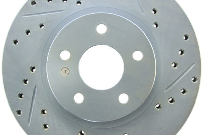 Stoptech StopTech Select Sport 13-15 Subaru BRZ Slotted / Drilled Left Front Rotor - Brakes Rotors & Pads