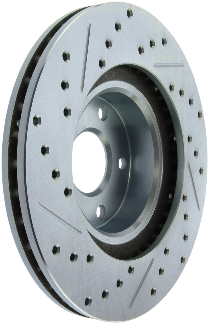Stoptech StopTech Select Sport 13-15 Subaru BRZ Slotted / Drilled Left Front Rotor - Brakes Rotors & Pads