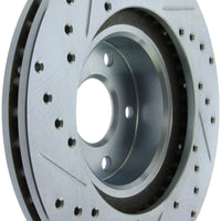 Stoptech StopTech Select Sport 13-15 Subaru BRZ Slotted / Drilled Left Front Rotor - Brakes Rotors & Pads