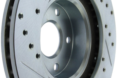 Stoptech StopTech Select Sport 13-15 Subaru BRZ Slotted / Drilled Left Front Rotor - Brakes Rotors & Pads