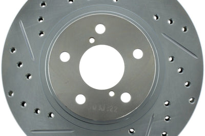 Stoptech StopTech Select Sport 13-15 Subaru BRZ Slotted / Drilled Right Front Rotor - Brakes Rotors & Pads