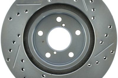 Stoptech StopTech Select Sport 13-15 Subaru BRZ Slotted / Drilled Right Front Rotor - Brakes Rotors & Pads