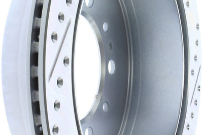 Stoptech StopTech Select Sport 13-17 Toyota Land Cruiser Drilled / Slotted Rear Passenger-Side Brake Rotor - Brakes