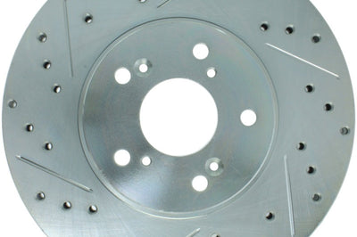 Stoptech StopTech Select Sport 99-08 Acura TL (STD Caliper) / 01-03 CL Slotted and Drilled Right Front Rotor - Brakes