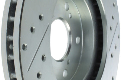 Stoptech StopTech Select Sport 99-08 Acura TL (STD Caliper) / 01-03 CL Slotted and Drilled Right Front Rotor - Brakes