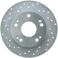 Stoptech StopTech Select Sport Drilled & Slotted Rotor - Front Left - Brakes Rotors Pads
