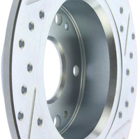 Stoptech StopTech Select Sport Drilled & Slotted Rotor - Front Left - Brakes Rotors Pads