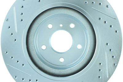 Stoptech StopTech Select Sport Nissan Slotted and Drilled Front Left Rotor - Brakes Rotors & Pads