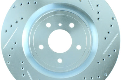 Stoptech StopTech Select Sport Nissan Slotted and Drilled Front Left Rotor - Brakes Rotors & Pads