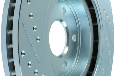 Stoptech StopTech Select Sport Nissan Slotted and Drilled Front Left Rotor - Brakes Rotors & Pads