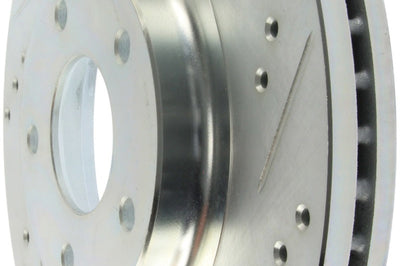 Stoptech StopTech Select Sport Nissan Slotted and Drilled Left Front Rotor - Brakes Rotors & Pads