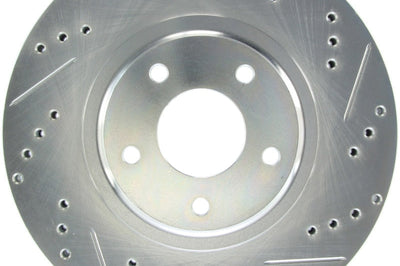 Stoptech StopTech Select Sport Nissan Slotted and Drilled Left Front Rotor - Brakes Rotors & Pads