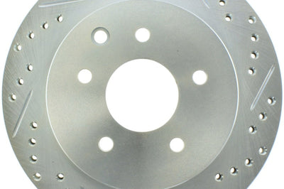 Stoptech StopTech Select Sport Nissan Slotted and Drilled Left Rear Rotor - Brakes Rotors & Pads