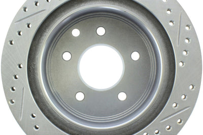 Stoptech StopTech Select Sport Nissan Slotted and Drilled Right Rear Rotor - Brakes Rotors & Pads