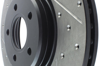 Stoptech StopTech Slotted & Drilled Sport Brake Rotor - Brakes Rotors Pads