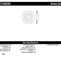 Stoptech StopTech Slotted & Drilled Sport Brake Rotor - Brakes Rotors Pads