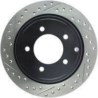 Stoptech StopTech Slotted & Drilled Sport Brake Rotor - Brakes Rotors Pads