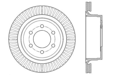 Stoptech StopTech Slotted & Drilled Sport Brake Rotor - Brakes Rotors Pads