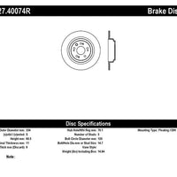 Stoptech StopTech Slotted & Drilled Sport Brake Rotor - Brakes Rotors Pads