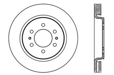 Stoptech StopTech Slotted & Drilled Sport Brake Rotor - Brakes Rotors Pads