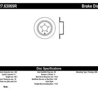 Stoptech StopTech Slotted & Drilled Sport Brake Rotor - Brakes Rotors Pads