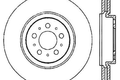 Stoptech StopTech Slotted & Drilled Sport Brake Rotor - Brakes Rotors Pads