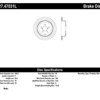 Stoptech StopTech Slotted & Drilled Sport Brake Rotor - Brakes Rotors Pads