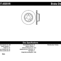 Stoptech StopTech Slotted & Drilled Sport Brake Rotor - Brakes Rotors Pads