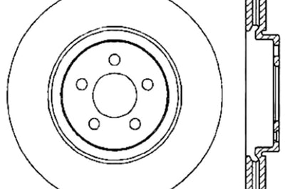 Stoptech StopTech Slotted & Drilled Sport Brake Rotor - Brakes Rotors Pads