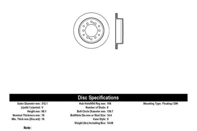 Stoptech StopTech Slotted & Drilled Sport Brake Rotor - Brakes Rotors Pads
