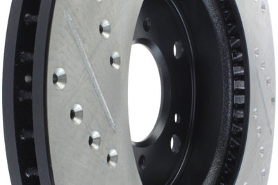 Stoptech StopTech Slotted & Drilled Sport Brake Rotor Front Left 13 Honda Accord - Brakes Rotors Pads