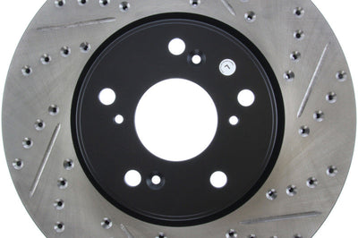 Stoptech StopTech Slotted & Drilled Sport Brake Rotor Front Left 13 Honda Accord - Brakes Rotors Pads