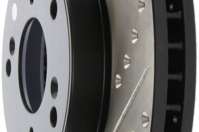 Stoptech StopTech Slotted & Drilled Sport Brake Rotor Front Left 13 Honda Accord - Brakes Rotors Pads