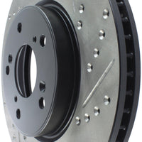 Stoptech StopTech Slotted & Drilled Sport Brake Rotor Front Left 13 Honda Accord - Brakes Rotors Pads