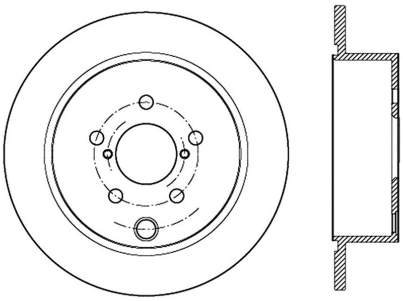 Stoptech StopTech Slotted Sport Brake Rotor - Brakes Rotors & Pads
