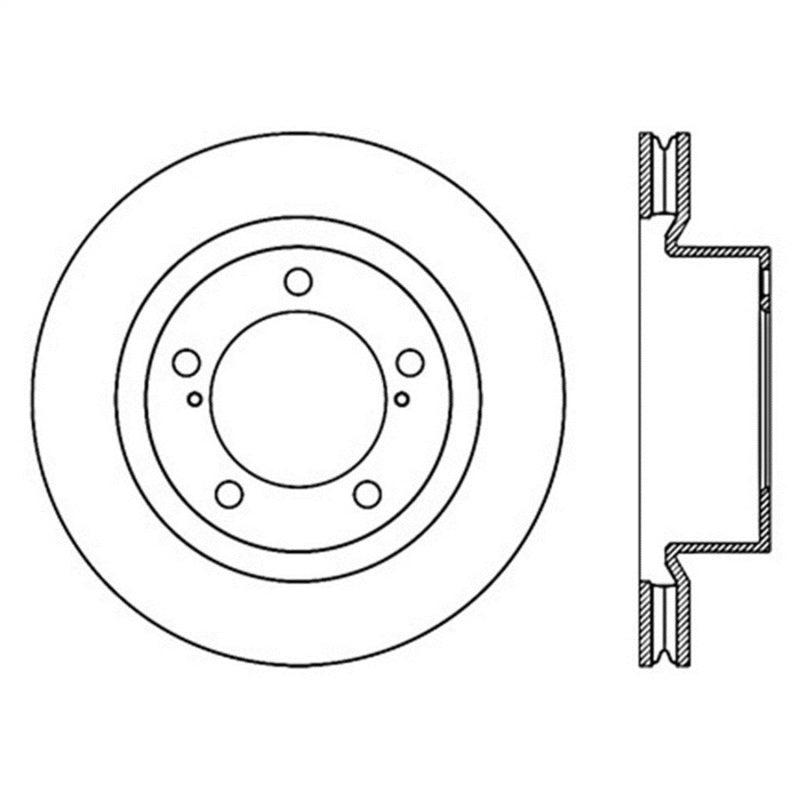 Stoptech StopTech Slotted Sport Brake Rotor - Brakes Rotors & Pads