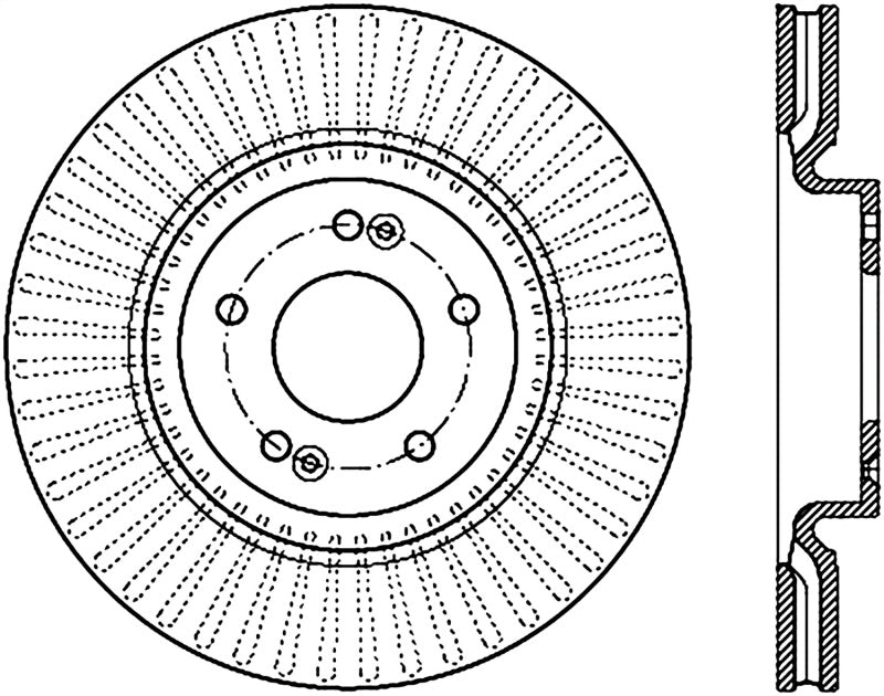 Stoptech StopTech Slotted Sport Brake Rotor - Brakes Rotors & Pads