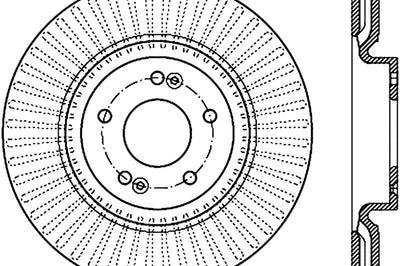 Stoptech StopTech Slotted Sport Brake Rotor - Brakes Rotors & Pads