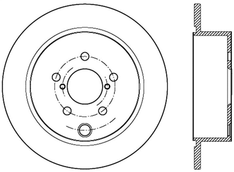 Stoptech StopTech Slotted Sport Brake Rotor - Brakes Rotors & Pads