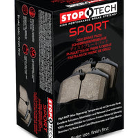 Stoptech StopTech Sport Brake Pads w/Shims and Hardware - Rear - Brakes Rotors &
