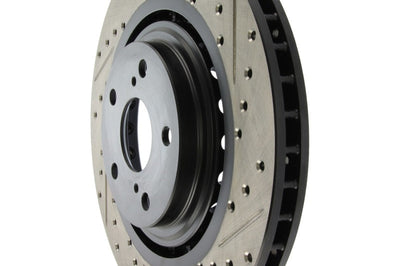 Stoptech StopTech Sport Drilled & Slotted Rotor - Front Left - Brakes Rotors Pads