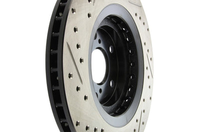 Stoptech StopTech Sport Drilled & Slotted Rotor - Front Left - Brakes Rotors Pads