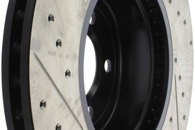 Stoptech StopTech Sport Drilled & Slotted Rotor - Rear Left - Brakes Rotors Pads
