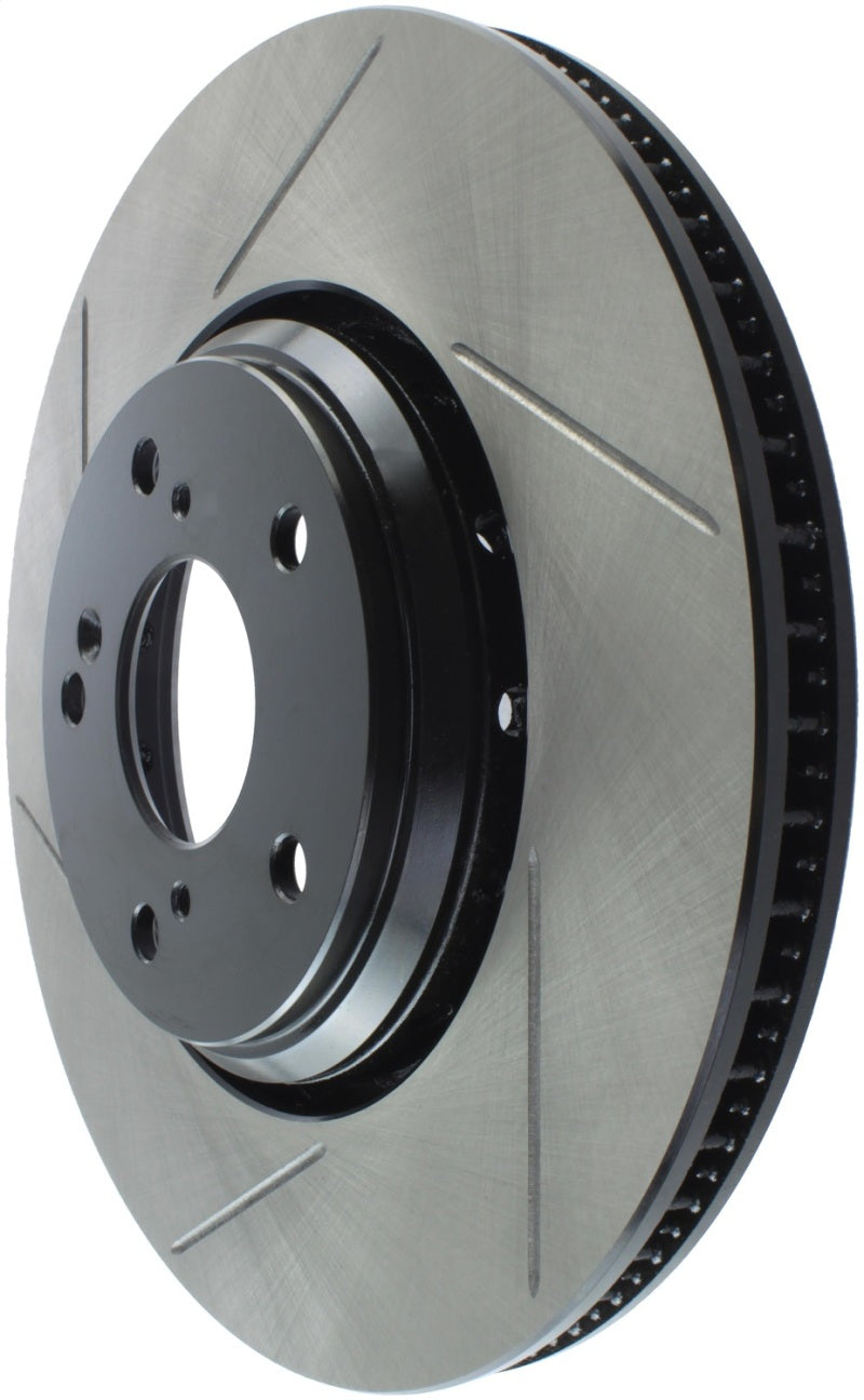 Stoptech StopTech Sport Slotted 17-18 Acura ILX Front Right Rotor - Brakes Rotors & Pads