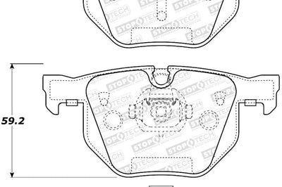 Stoptech StopTech Street Brake Pads - Brakes Rotors &