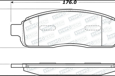 Stoptech StopTech Street Select Brake Pads - Brakes Rotors &
