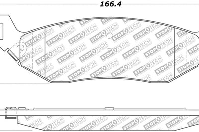 Stoptech StopTech Street Select Brake Pads - Front - Brakes Rotors &